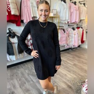 Lena Sweater Dress in Black by Z Supply / Size L